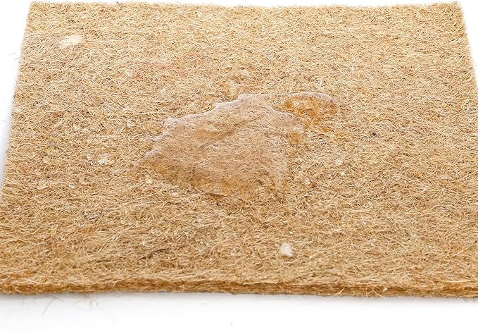 Tosnail 80 Pack 5 x 5 Inches Hemp Grow Mats, Jute Fiber Grow Mats, Sprouting Mat, Hemp Pads for Indoor Microgreens Growing, Wheatgrass Sprouts