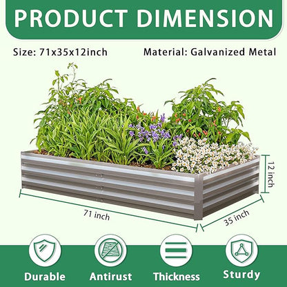8.7x6.6x7 ft Walk-in Greenhouse, Portable Plant Hot House with Zipper Windows & Doors, Heavy-Duty PE Cover & Steel Frame, for Garden, Backyard