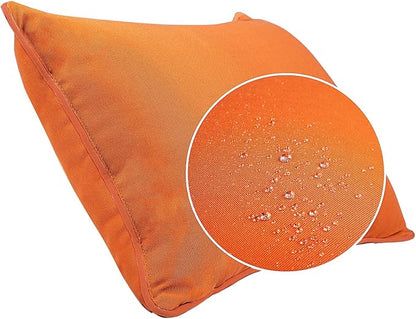 JMGBird Outdoor Pillows Waterproof Set of 2 Outdoor Lumbar Pillows with Insert Included 12×20 Inch Outdoor Pillow for Patio Furniture