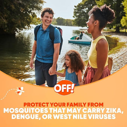 OFF! Family Care Insect & Mosquito Repellent, Bug Spray Containing 15% DEET, Protects Against Mosquitoes, 4 Oz, 2 Count