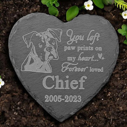 Boxer Memorial Stone, Boxer Statue, Boxer Memorial Plaque, Boxer Memorial Gifts, Boxer Loss Sympathy Gift, in Memory of Boxer