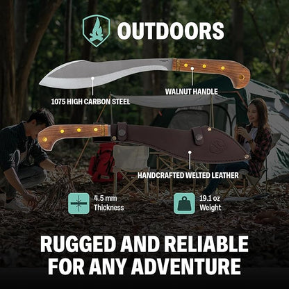 Condor Tool & Knife Outdoor Machete with Walnut Handle