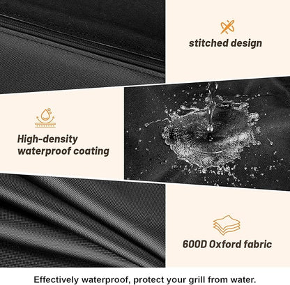 Kingling Universal Grill Carry Bag Fits for Blackstone 1860 Gas Grill & GD4002T Grill Heavy-Duty Carrying Storage Bag Grill Covers for Portable Propane Tabletop Grills BBQ Cover - 42"L x 25"W x 15"H