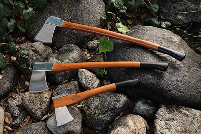 1844 Helko Werk Germany Vario Heavy Universal Axe - German Made Heavy Duty Large Felling Axe and Cutting Axe - Head 5.5 lbs, Handle 36 in. (Heavy Universal) #10055