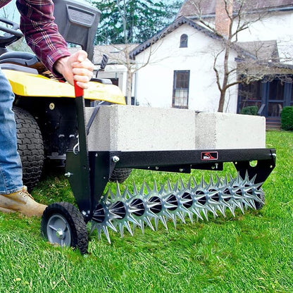 Brinly 40" Spike Lawn Aerator with Transport Mode