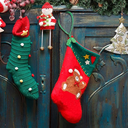 Shappy 6 Pieces Christmas Garland Banister Ties Christmas Decorative Reusable and Flexible Twist Ties for Garland, Banister Home Decoration (Green)