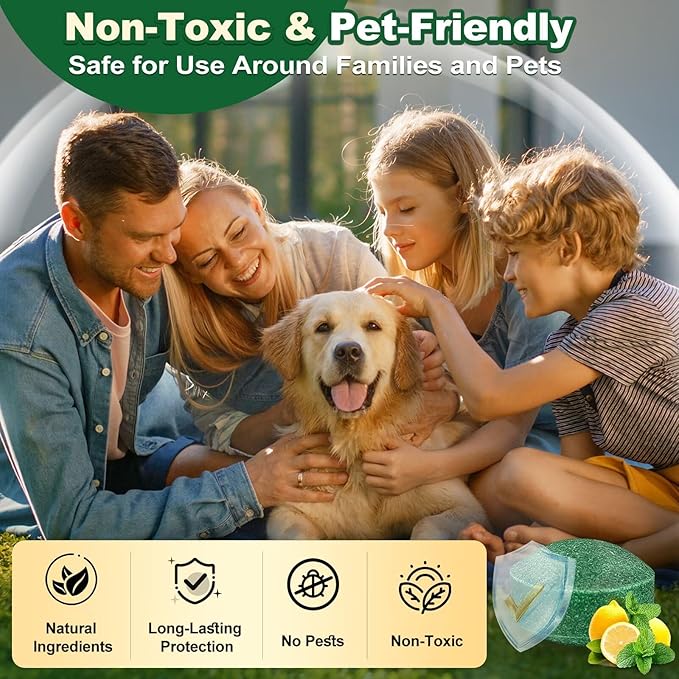 32PCS Mouse Rodent Repellent, Natural Mouse Repellent Peppermint Oil for Mice, Rats, Squirrels, Spiders and Pests, Keeps Pests Away Effectively from Garden & Home, Indoor & Outdoor Use (Peppermint)