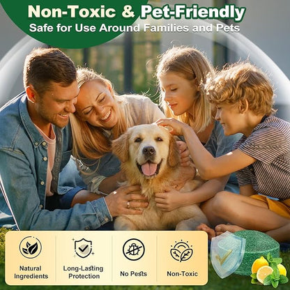 32PCS Mouse Rodent Repellent, Natural Mouse Repellent Peppermint Oil for Mice, Rats, Squirrels, Spiders and Pests, Keeps Pests Away Effectively from Garden & Home, Indoor & Outdoor Use (Peppermint)