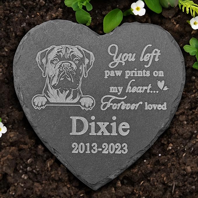 Bullmastiff Memorial Stone, Bullmastiff Statue, Bullmastiff Memorial Plaque, Bullmastiff Memorial Gifts, Bullmastiff Loss Sympathy Gift, in Memory of Bullmastiff