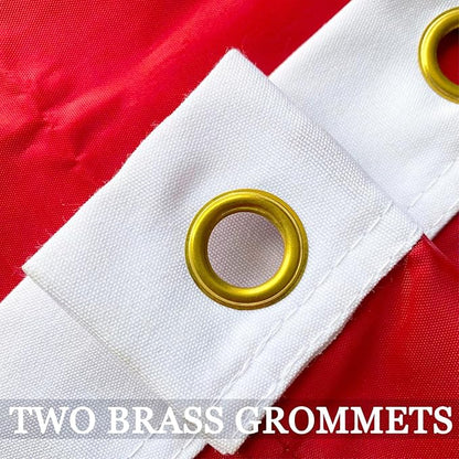US Marine Corps USMC Flag Outdoor 4x6 Double Sided- 3Ply Heavy Duty 240D Nylon(All Weather)- United States Marine Corps Flag- 2 Brass Grommets & 4 Rows Stitched