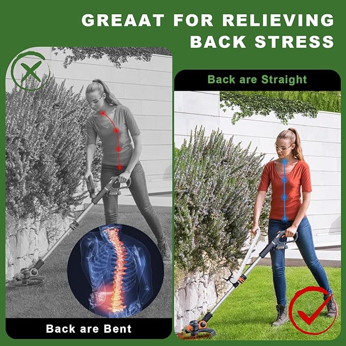 Upgraded Weedeater Handle, Weedeater Extension, Ergonomic Trimmer Handle Grip, String Trimmer, Lawn Trimmer, Extension for Trimming, Lawn Care ﻿