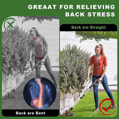 Upgraded Weedeater Handle, Weedeater Extension, Ergonomic Trimmer Handle Grip, String Trimmer, Lawn Trimmer, Extension for Trimming, Lawn Care ﻿