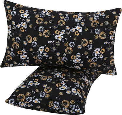idee-home Outdoor Pillows with Inserts Included, Patio Outside Lumbar Pillows Waterproof Set of 2, 12 x 20 inch