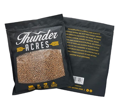 Non-GMO, Thunder Acres Premium Wheat Seed, Cat Grass Seed, Wheatgrass, Hard Red Winter Wheat (10 lbs.)