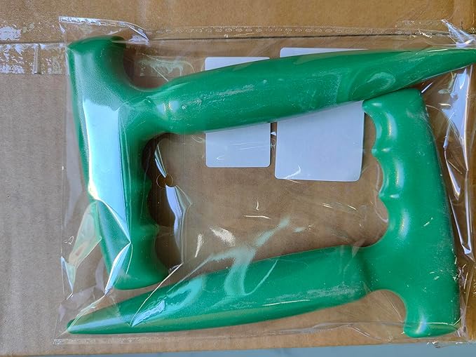 2pcs Seed Planter Tool, 6.9" Dibber Garden Tool, Plastic Seed Dibbler for Planting, Bulb Digger Garden Planter with Handle for Sowing Seeds, Planting, Bulbs, Digging (Green)