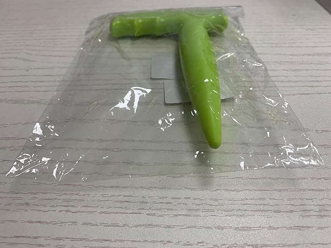 Seed Planter Tool, 6.9" Dibber Garden Tool, Plastic Seed Dibbler for Planting, Bulb Digger Garden Planter with Handle for Sowing Seeds, Planting, Bulbs, Digging (Light Green)