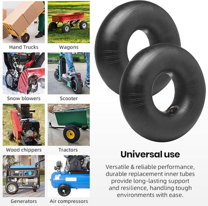 AR-PRO 2-Pack Heavy Duty 3.00-4 Inner Tube with TR87 Bent Valve Stem for ATV Wheelbarrows Tractors Mowers Hand Trucks E300 E325 Razor Scooter and More