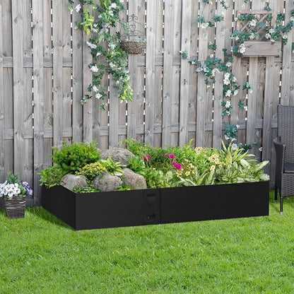 9.4 Inch Metal Landscape Edging, 6 Pack Heavy Duty Galvanized Steel Garden Edging,42 Inch Garden Edging Border for Lawn, Pathway, Yard