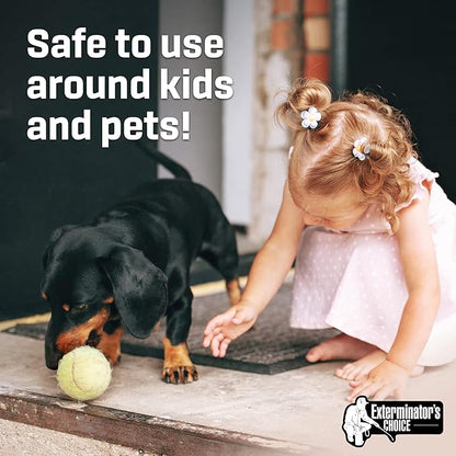 Exterminators Choice Moth Defense Spray - 32 fl oz - Natural Lemongrass & Citronella - Moth Spray - Safe Around Kids & Pets