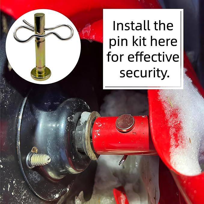 20 pcs Snowblowers Shear Pins Kit - Shear Pin 738-04124 738-04124A and Cotter Pin 714-04040 for MTD Troy-Bilt Snow Blowers
