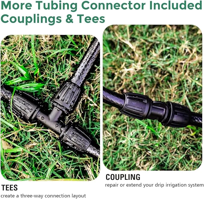 20 FT 1/2 inch Drip Irrigation Tubing Main Line Hose for Garden Irrigation System