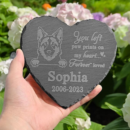 German Shepherd Memorial Stone, German Shepherd Statue, German Shepherd Memorial Plaque, German Shepherd Memorial Gifts, German Shepherd Loss Sympathy Gift, in Memory of German Shepherd