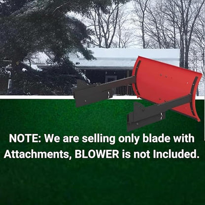 Throwerblade Snowplow Kit with (Blade, and Hardware Included) – Heavy-Duty Snow Plow Blade - Quick & Efficient Snow Removal - Snow Plow Attachment for Snowblowers- 22 to 32-inch 2-Stage and 3 Stage