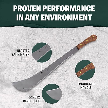 Condor Tool & Knife Outdoor Machete with Walnut Handle
