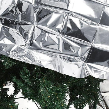 Mylar Sheet,6Pcs High Silver Reflective Mylar Film for Plant Growth | First Aid | Outdoor Survival Mylar Blanket Environmentally-Friendly Mylar Film Foil Sheet for Greenhouse 82.68 x 47.24in