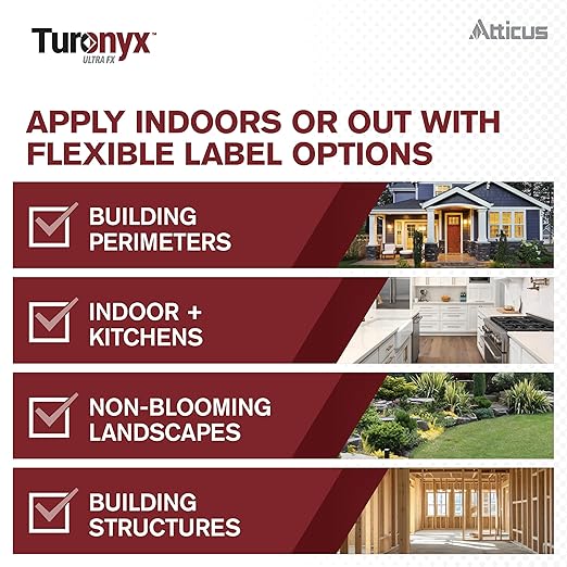 Atticus Turonyx Ultra FX Insecticide (2 x 8 mL) – Compare to Leading Brand – Pest Control for Indoor and Outdoor Use – Ants, Beetles, Roaches, Spiders, Fleas, Flies, Ticks
