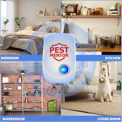 Ultrasonic Pest Repellent 10 Packs, Indoor Pest Control Repeller Plug in,Mouse Rodent Repellent for Ant Rodent Roach Mouse Mosquito Bugs Spider Insect Deterrent,3 Mode Switching