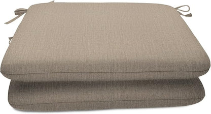 Sunbrella Patio Cushions - (2 Pack) - 20" W x 20" L x 2.5" T, Outdoor Chair Cushion with Comfort, Style & Durability Designed for Outdoor Living - Made in The USA
