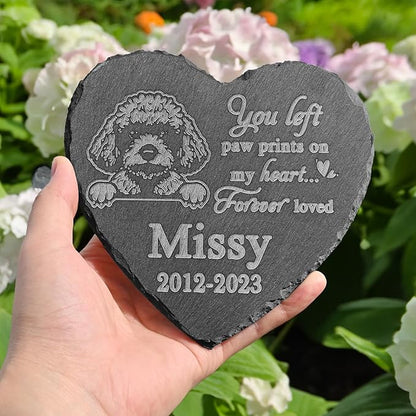 Poodle Memorial Stone, Poodle Statue, Poodle Memorial Plaque, Poodle Memorial Gifts, Poodle Loss Sympathy Gift, in Memory of Poodle