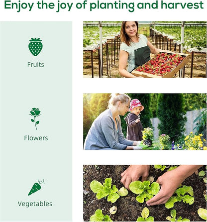 Outsunny 11.5' x 10' x 6.5' Walk-in Greenhouse, Tunnel Green House with Zippered Mesh Door and 6 Mesh Windows, Gardening Plant Hot House with Galvanized Steel Frame, White