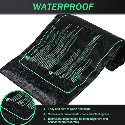 4 Pack Seedling Heat Mat Heating Mat for Seedlings Grow Mats Waterproof Hydroponic Heating Pad Heat Plant Heating Mat for Indoor Plants Grow Seed Starting Greenhouse(10" x 20.75")