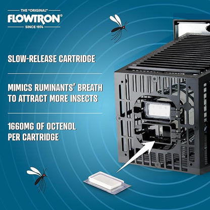 Flowtron MA-1000 Octenol Mosquito Attractant Cartridge, Compatible with BK-15, BK-40, BK-80, MC-9000, FC-8800-2 Pack