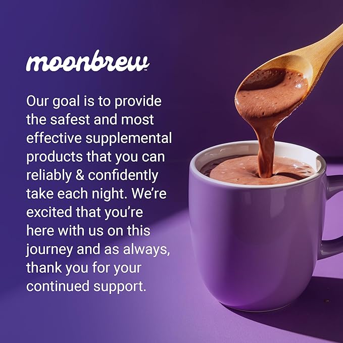 MoonBrew Nighttime Magnesium Sleepy Berry Smoothie, Natural Sleep Aid Drink Mix for Adults, 3-Pack - Calming Melatonin-Free Sleep Support with L-Theanine, Chamomile & Zinc Glycinate - 75 Servings
