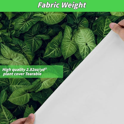 4PCS Large Plant Covers Freeze Protection 2.82oz Reusable Winter Frost Cloth Plant Protection Jacket Cover Bags Frost Blankets for Shrub Trees Outdoor Plants Fruit Tree Potted, 86"W x 95"H