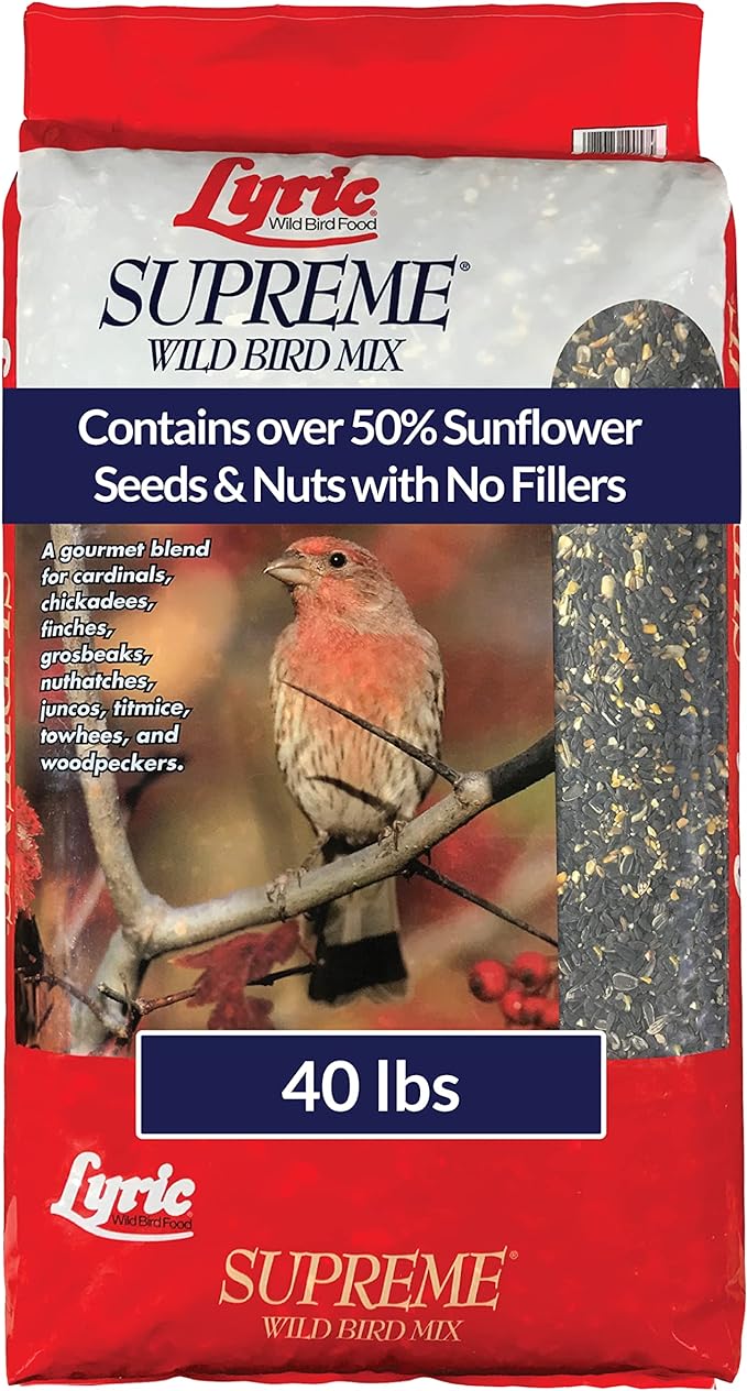 LEBANON SEABOARD SEED 26-47293 Supreme Bird Seed, 40 lb