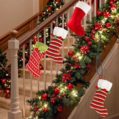 100pcs Christmas Garland Ties Green Flexible Self Locking Nylon Strap 15.7Inch Adjustable Reusable Garland Hanger Decorating Holiday Banister Twist Ties for Christmas Light Wreath Making Door Stairway