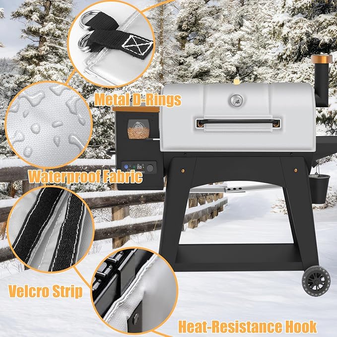 Grill Blanket for Pit Boss Austin XL, 1000 and 1100 Series Grills, Thermal Insulated Blanket Warmer for Pit Boss 67343, 1000 Traditions, 1000SC Grill Models, Ideal for Outdoor Grilling