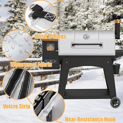 Grill Blanket for Pit Boss Austin XL, 1000 and 1100 Series Grills, Thermal Insulated Blanket Warmer for Pit Boss 67343, 1000 Traditions, 1000SC Grill Models, Ideal for Outdoor Grilling