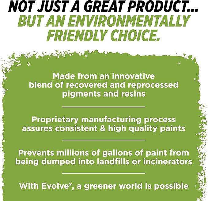 EVOLVE Paint & Primer: Environment-friendly, Low Sheen with One-coat Coverage for Interior & Exterior surfaces (Sky Blue, 1-Gallon)