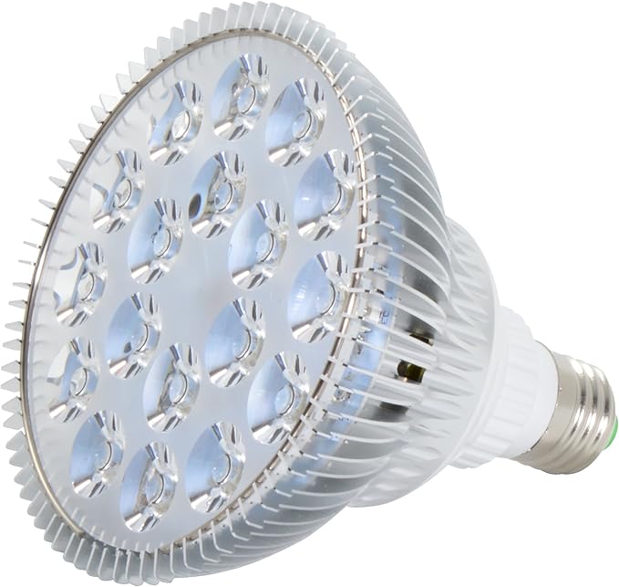ABI True 26W Red 620-630nm PAR38 LED Grow Light Bulb with Active Cooling for Flowering