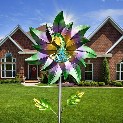 Decorative Garden Stakes Wind Spinners Outdoor Clearance Metal Yard Art Gifts for Women Grandma Mom for Lawn Patio Yard Pathway Driveway Ornaments
