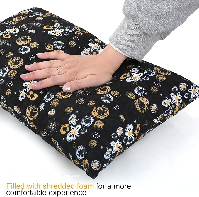 idee-home Outdoor Pillows with Inserts Included, Patio Outside Lumbar Pillows Waterproof Set of 2, 12 x 20 inch
