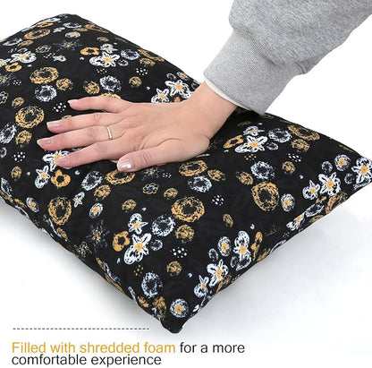 idee-home Outdoor Pillows with Inserts Included, Patio Outside Lumbar Pillows Waterproof Set of 2, 12 x 20 inch