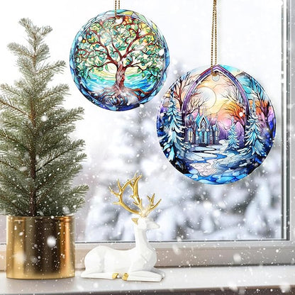 Christmas Ornament - Winter Sunrise Heirloom Keepsake for Christmas Tree & Gift Idea