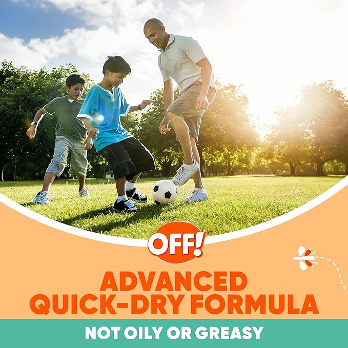 OFF! Family Care Insect & Mosquito Repellent, Bug Spray Containing 15% DEET, Protects Against Mosquitoes, 4 Oz, 2 Count