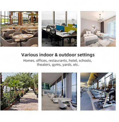 1.85 Gallon Electric ULV Fogger Machine, Portable Atomizer Fogger Sprayer, Misting Atomization System Indoor Outdoor for Home Yard Restaurant Hotel, 20-26FT